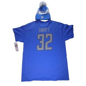 NFL Team Apparel Detroit Lions T-Shirt #32 Size‎ L/G/G